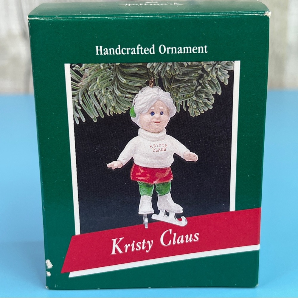 Hallmark Keepsake Ornament Kristy Claus Handcrafted Ornament 1989
